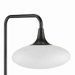 Торшер с белым стеклянным плафоном в форме эллипса Kernel варинант исполнения - 2 | Loft Concept в Костроме