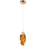 Подвесной светильник Soar Hanging Lamp Brass Amber Янтарный варинант исполнения - 2 | Loft Concept в Костроме
