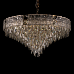 Люстра с каскадом из прозрачного хрусталя Constant Sparks варинант исполнения - 11 | Loft Concept в Костроме