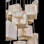 Люстра подвесная с квадратными плафонами из натурального камня Glowing Spheres варинант исполнения - 4 | Loft Concept в Костроме