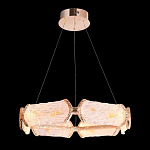 Люстра кольцевая с текстурным природным рисунком IceFlame варинант исполнения - 3 | Loft Concept в Костроме