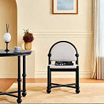 Дизайнерский стул деревянный с полукруглой спинкой Highquality варинант исполнения - 3 | Loft Concept в Костроме