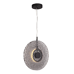 Подвесной светильник из дымчатого фактурного двойного стекла Heterochromia варинант исполнения - 3 | Loft Concept в Костроме