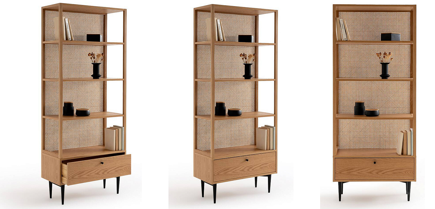 Стеллаж Agnar Wicker Rack Стеллаж Agnar Wicker Rack - Loft-Concept в Костроме