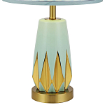 Настольная лампа с абажуром Femia Turquoise Gold Table Lamp варинант исполнения - 3 | Loft Concept в Костроме