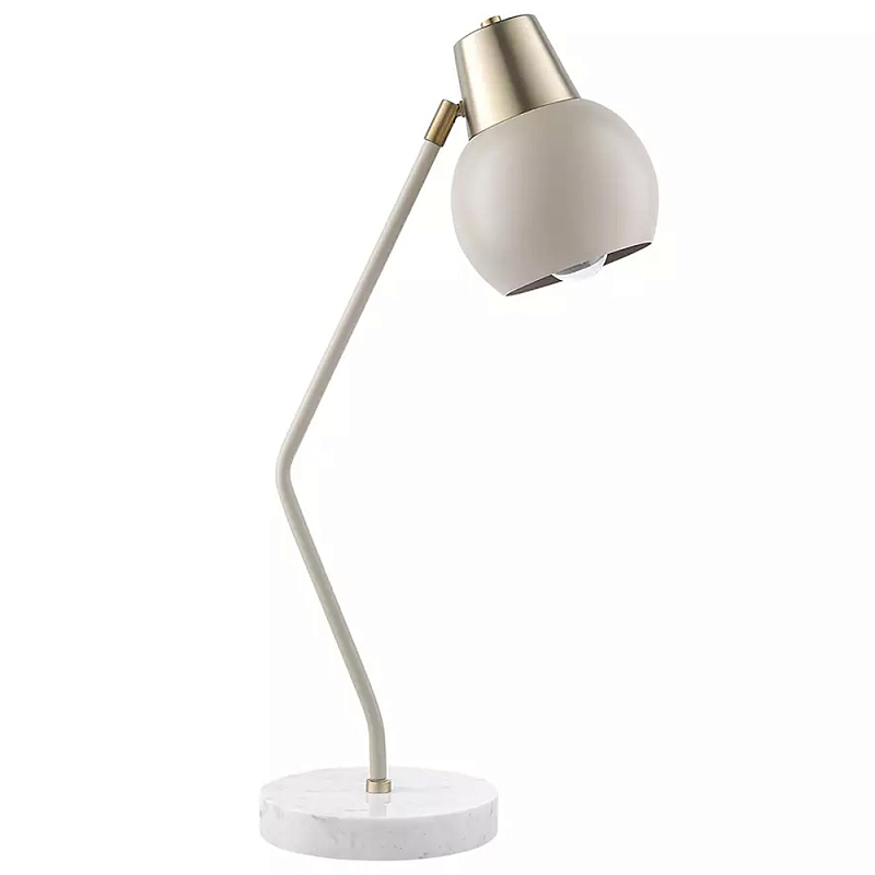 Настольная лампа с регулируемым плафоном Adjustable Lamp Бежевый Сливовый Настольная лампа с регулируемым плафоном Adjustable Lamp Бежевый Сливовый в Костроме | Loft Concept