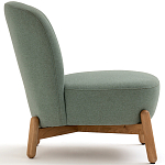 Кресло на деревянных ножках Olguin Green Chair варинант исполнения - 3 | Loft Concept в Костроме