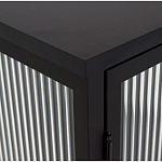 Сервант двухдверный с рифленым стеклом The Keeper варинант исполнения - 3 | Loft Concept в Костроме