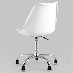 Офисный стул на металлическом основании EGGERY White варинант исполнения - 6 | Loft Concept в Костроме