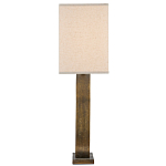 Настольная лампа с корпусом в форме кольца и прямоугольным абажуром French Ring варинант исполнения - 4 | Loft Concept в Костроме