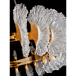 Люстра круглая с фактурными элементами в виде ракушек Inspired Sea варинант исполнения - 3 | Loft Concept в Костроме