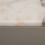 Тумба под телевизор серая с мраморной столешницей Uniqueness Marble варинант исполнения - 6 | Loft Concept в Костроме
