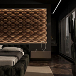 Гипсовая 3D панель с принтографией PM-108 варинант исполнения - 4 | Loft Concept в Костроме