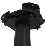 Барный стул вращающийся со спинкой и подлокотниками Douglas Rhombus Синий Велюр варинант исполнения - 6 | Loft Concept в Костроме