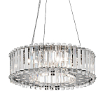 Люстра подвесная круглая с множеством вертикальных прямоугольных кристаллов Kichler варинант исполнения - 1 | Loft Concept в Костроме