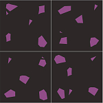 Плитка с узором Осколки варинант исполнения - 3 | Loft Concept в Костроме