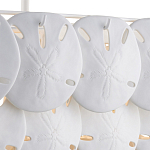 Люстра овальной формы с белыми подвесными элементами White Natural Lines варинант исполнения - 2 | Loft Concept в Костроме