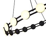 Люстра кольцевая с круглыми светодиодными источниками света Maxine Light варинант исполнения - 6 | Loft Concept в Костроме