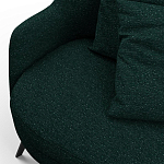 Мебельная ткань Шенилл темно-зеленый цвет 138 см T4-36 варинант исполнения - 12 | Loft Concept в Костроме