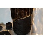 Напольная лампа черная с текстильными элементами "ЯРВИ" варинант исполнения - 7 | Loft Concept в Костроме