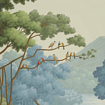 Обои ручная роспись African Savannah Eden варинант исполнения - 2 | Loft Concept в Костроме