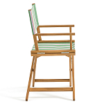 Кресло режиссерское из акации и ткани Geneva варинант исполнения - 3 | Loft Concept в Костроме