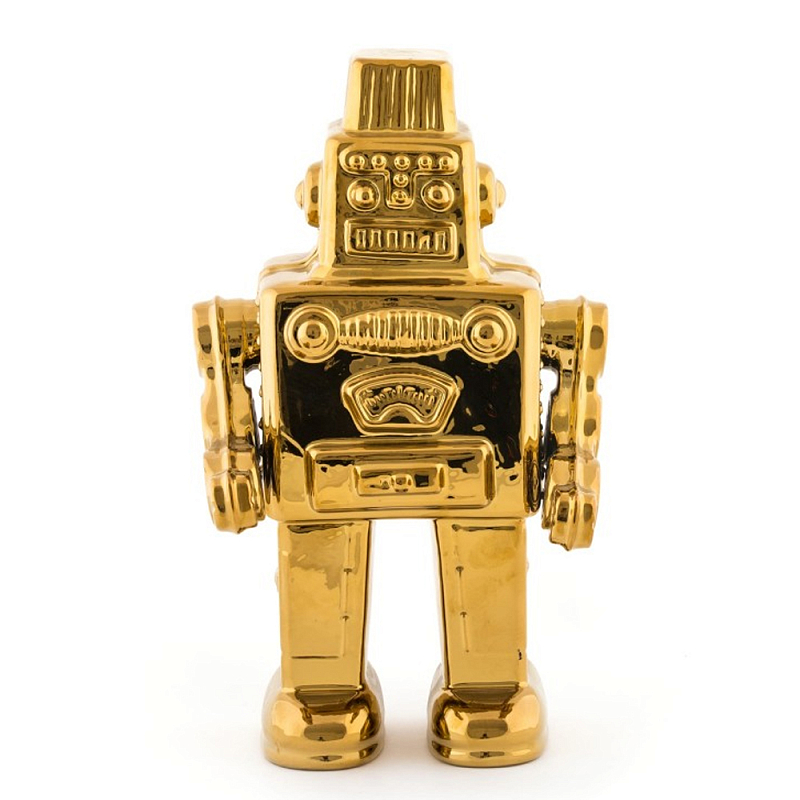 Аксессуар Seletti My Robot Gold Золотой Аксессуар Seletti My Robot Gold Золотой в Костроме | Loft Concept