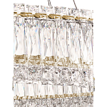 Люстра подвесная круглая из прозрачного хрусталя с золотым корпусом Selfsufficient варинант исполнения - 8 | Loft Concept в Костроме