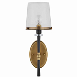 Бра настенное с прозрачным стеклянным абажуром Simple Pure Form варинант исполнения - 3 | Loft Concept в Костроме