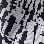 Мебельная ткань Жаккард черно-белый принт 145 см T2-126 варинант исполнения - 3 | Loft Concept в Костроме