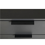 Комод цвета графит с 3-мя ящиками Strict Lines  варинант исполнения - 5 | Loft Concept в Костроме