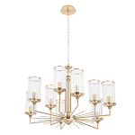 Люстра с 9-ю цилиндрическими стеклянными плафонами Jeanette варинант исполнения - 1 | Loft Concept в Костроме