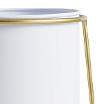 Кашпо из металла и латуни Elegance Elevated Planters белое варинант исполнения - 3 | Loft Concept в Костроме