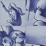 Плитка с рисунком Первый сон варинант исполнения - 3 | Loft Concept в Костроме