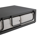 Садовый диван на каркасе из алюминия Petro варинант исполнения - 6 | Loft Concept в Костроме