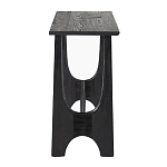 Консоль деревянная чёрная Black Tanner варинант исполнения - 2 | Loft Concept в Костроме