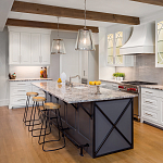 Подвесной светильник с прозрачным коническим стеклянным плафоном в современном стиле Feiss варинант исполнения - 3 | Loft Concept в Костроме