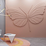 Барельеф BUTTERFLY варинант исполнения - 2 | Loft Concept в Костроме