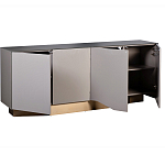 Комод со стеклянной столешницей и с выдвижными ящиками Minimalist Accent варинант исполнения - 2 | Loft Concept в Костроме