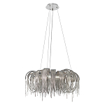 Люстра круглая подвесная с металлическими дугами и длинными цепочками 80 см Atlantis Chain варинант исполнения - 2 | Loft Concept в Костроме