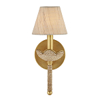 Бра из кованого железа с отделкой плетеной веревкой и сусальным золотом Parisian Style варинант исполнения - 4 | Loft Concept в Костроме