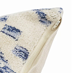 Чехол на подушку с узором в этно-стиле Blue Ikat варинант исполнения - 2 | Loft Concept в Костроме
