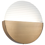 Бра в форме диска Leone Round Wall Lamp Brass варинант исполнения - 1 | Loft Concept в Костроме