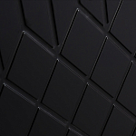 Комод черный округлой формы с рельефным фасадом Black Cut варинант исполнения - 5 | Loft Concept в Костроме