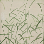 Обои ручная роспись Wild Grasses Special Colourway on Bleached Silver slub silk варинант исполнения - 2 | Loft Concept в Костроме