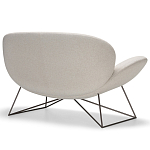 Дизайнерский двухместный диван Gio Ponti D.157.6  - DUE FOGLIE Sofa варинант исполнения - 6 | Loft Concept в Костроме