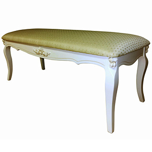 Банкетка велюр в стиле прованс Lotte French Seating Banquette