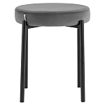 Табурет с мягким круглым сиденьем RIO Grey варинант исполнения - 2 | Loft Concept в Костроме