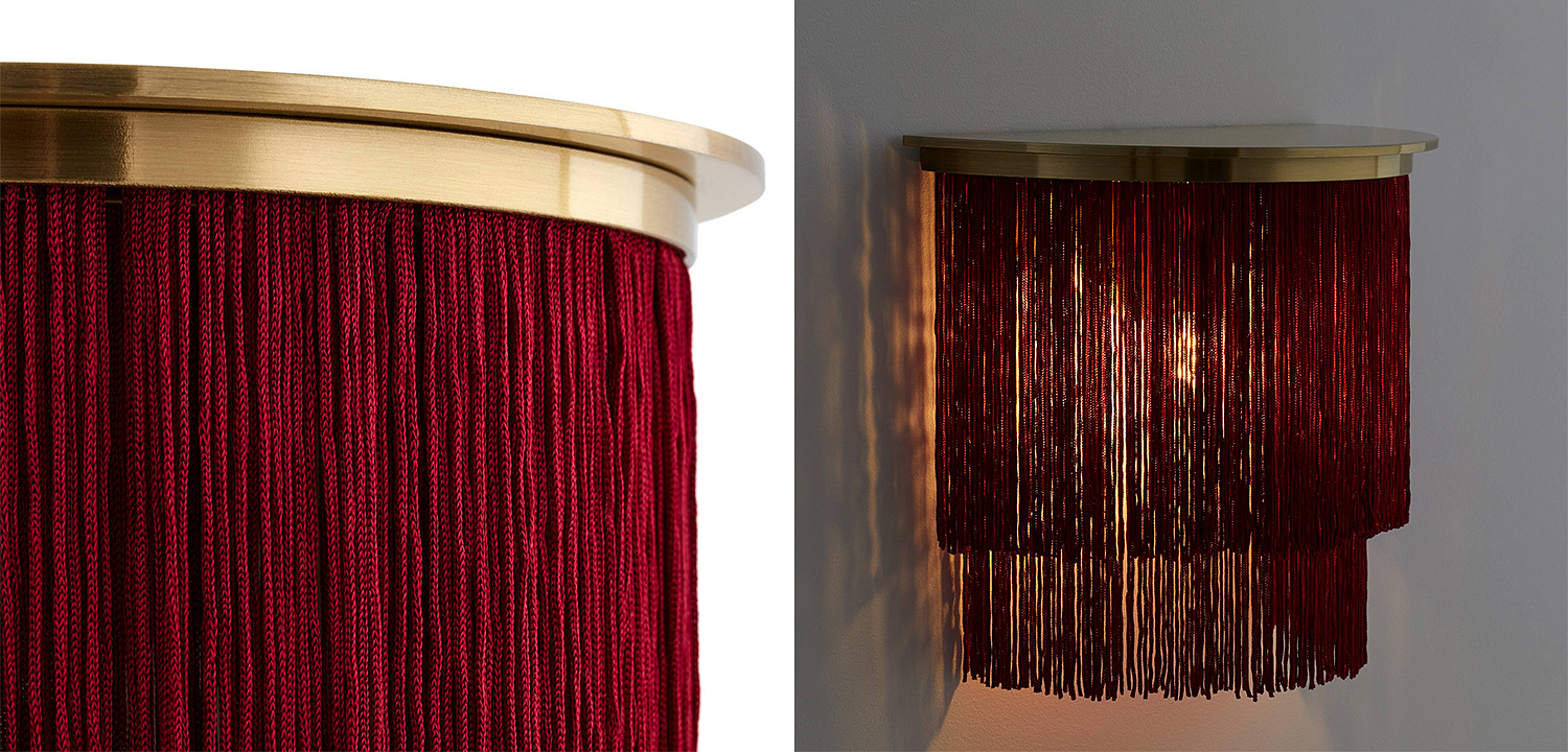 Бра Houtique Sconce Burgundy Бра Houtique Sconce Burgundy - Loft-Concept в Костроме