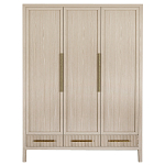 Большой Шкаф Primo Светлый дуб с 3 дверьми и 3 выдвижными ящиками варинант исполнения - 7 | Loft Concept в Костроме